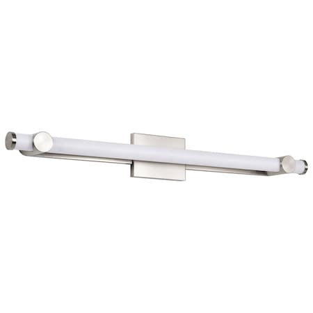 Nuvo Bowman, 36 Inch LED Vanity, Brushed Nickel, Acrylic Lens 62/2213